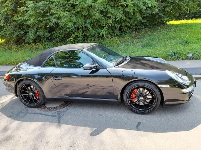 Schwarz Gebraucht 2007 Porsche 911 Carrera S Cabriolet Cabrio | 57.000 € (Fairer Preis) - Bild 1/4