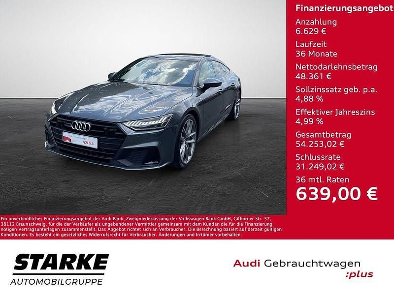 Daytonagrau perleffekt Gebraucht 2022 Audi A7 Sportback Ambiente Kleinwagen | 54.990 € (Teuer) - Bild 1/4