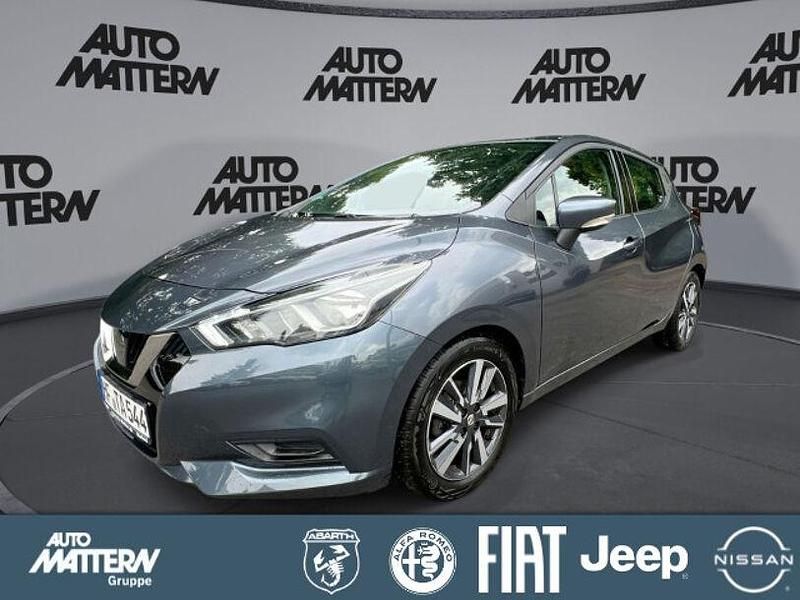 Grau Gebraucht 2018 Nissan Micra Acenta Kleinwagen | 9.980 € (Fairer Preis) - Bild 1/4