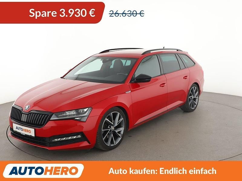Gebraucht Skoda Superb SportLine 190 PS (139 kW) 2019 Rot Kombi