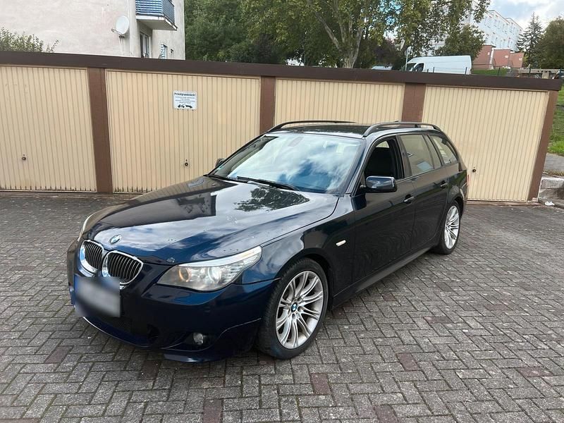 Schwarz Gebraucht 2008 BMW 525 M Sport Kombi | 3.600 € (Superpreis) - Bild 1/4