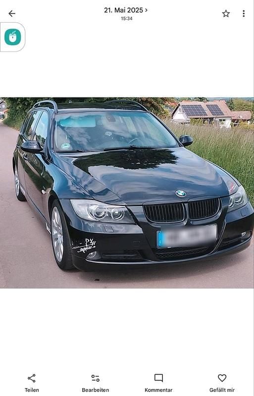 Gebraucht BMW 320 150 PS (110 kW) 2007 Schwarz Kombi