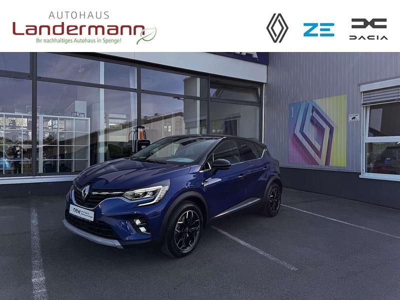 Zweifarbig: ironblau und dach blackpea (metallic) Gebraucht 2021 Renault Captur Intens SUV | 20.990 € (Etwas zu teuer) - Bild 1/4