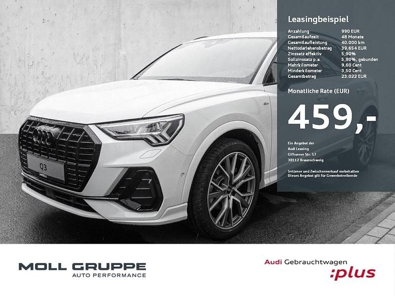 Mythosschwarz metallic Gebraucht 2025 Audi Q3 S-Line SUV | 44.990 € (Fairer Preis) - Bild 1/4