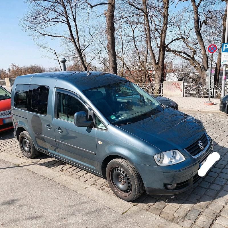 Second-hand VW Caddy 109 CP (80 kW) 2008 Gri Monovolum
