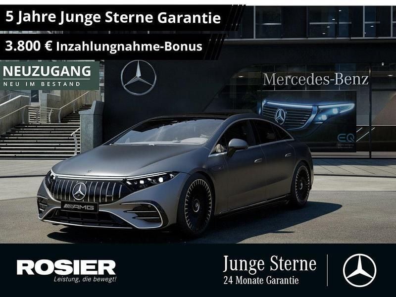 Grau / selenitgrau Gebraucht 2024 Mercedes EQS 53 AMG AMG Limousine | 95.694 € (Fairer Preis) - Bild 1/4