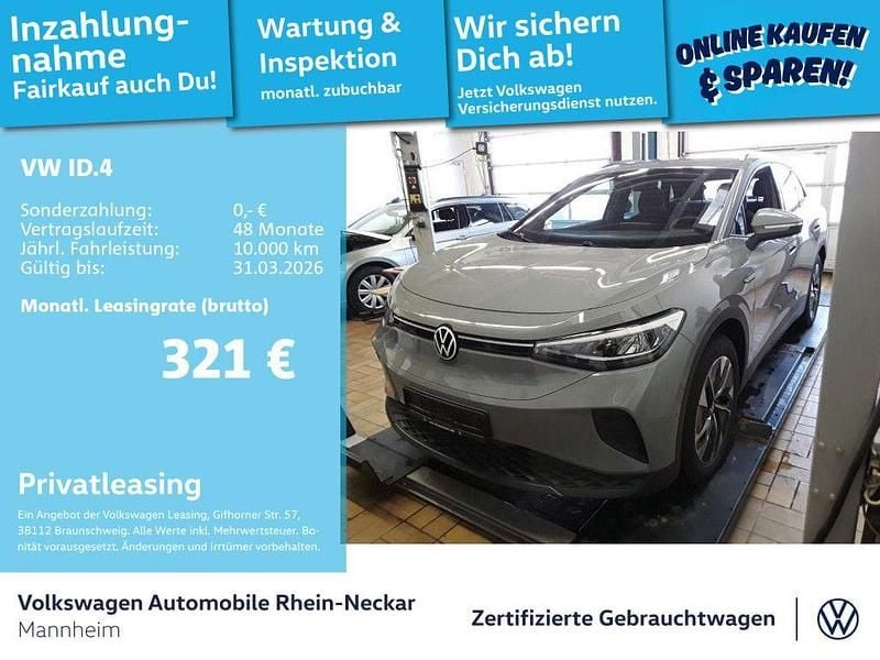 Grau Gebraucht 2023 VW ID.4 Pure SUV | 23.691 € (Fairer Preis) - Bild 1/3