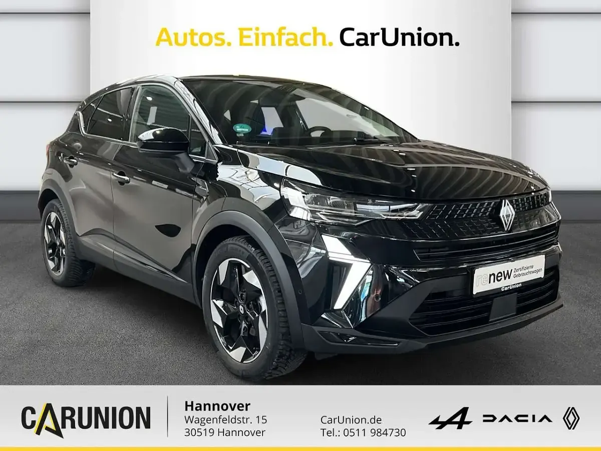 Gebraucht Renault Captur Techno 101 PS (74 kW) 2025 Black pearlschwarz SUV
