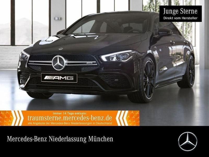 Schwarz Gebraucht 2021 Mercedes CLA35 AMG AMG Limousine | 35.890 € (Guter Preis) - Bild 1/3