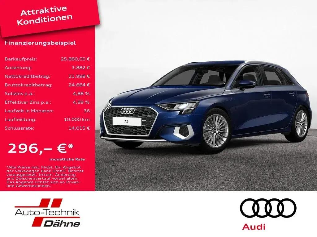 Używany Audi A3 Advanced 150 KM (110 kW) 2022 Sedan/Limuzyna
