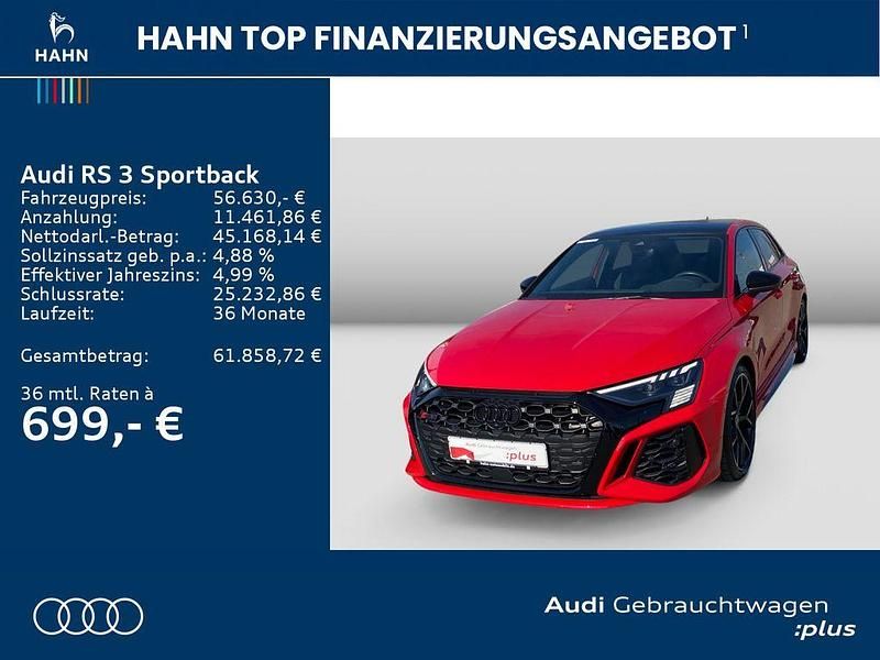 Gebraucht Audi RS3 Ambiente 400 PS (294 kW) 2023 Rot Limousine