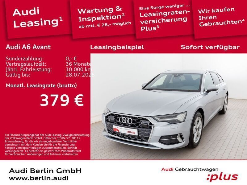 Florettsilber metallic Gebraucht 2024 Audi A6 Advanced Plus Kombi | 46.500 € (Fairer Preis) - Bild 1/3