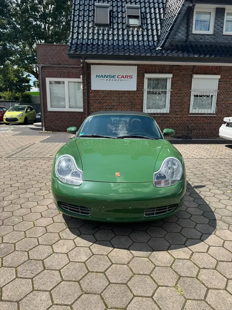 Gebraucht Porsche Boxster 220 PS (161 kW) 2001 Grün Cabrio
