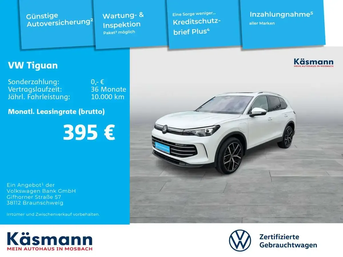 Gebraucht VW Tiguan Elegance 204 PS (150 kW) 2025 Weiß SUV
