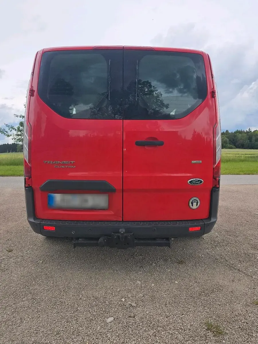 Gebraucht Ford Transit Custom 125 PS (91 kW) 2013 Rot Van / Kleinbus