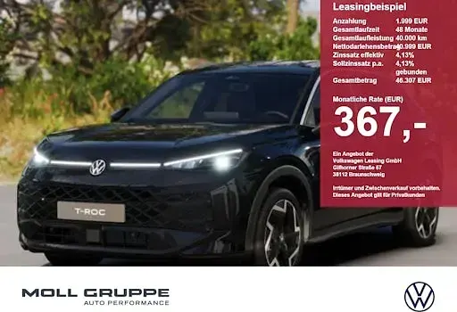 Neu VW T-Roc R-line 150 PS (110 kW) 2026 Schwarz SUV