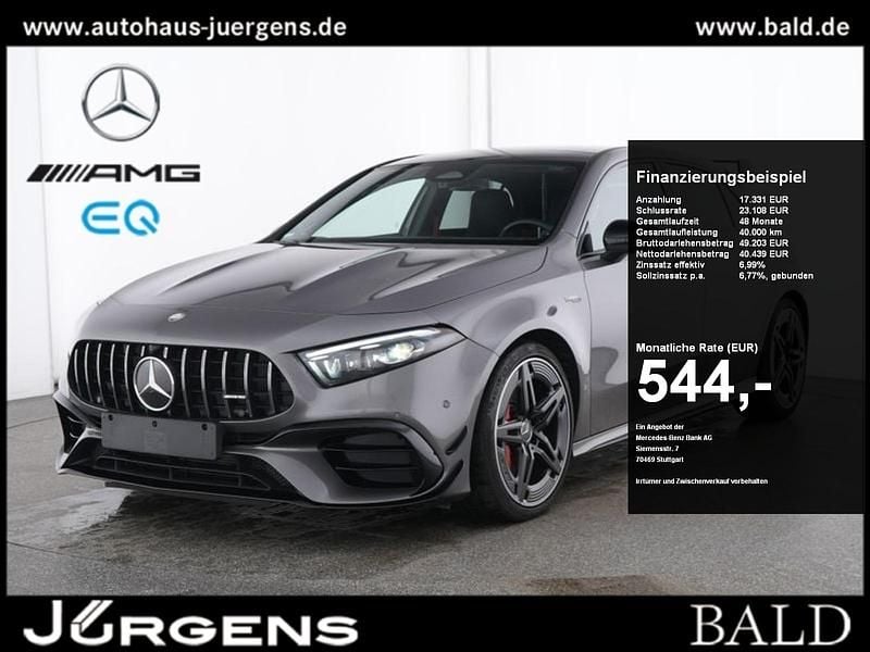 Mountain grey metallic Gebraucht 2024 Mercedes A45 AMG AMG Limousine | 57.660 € (Fairer Preis) - Bild 1/4
