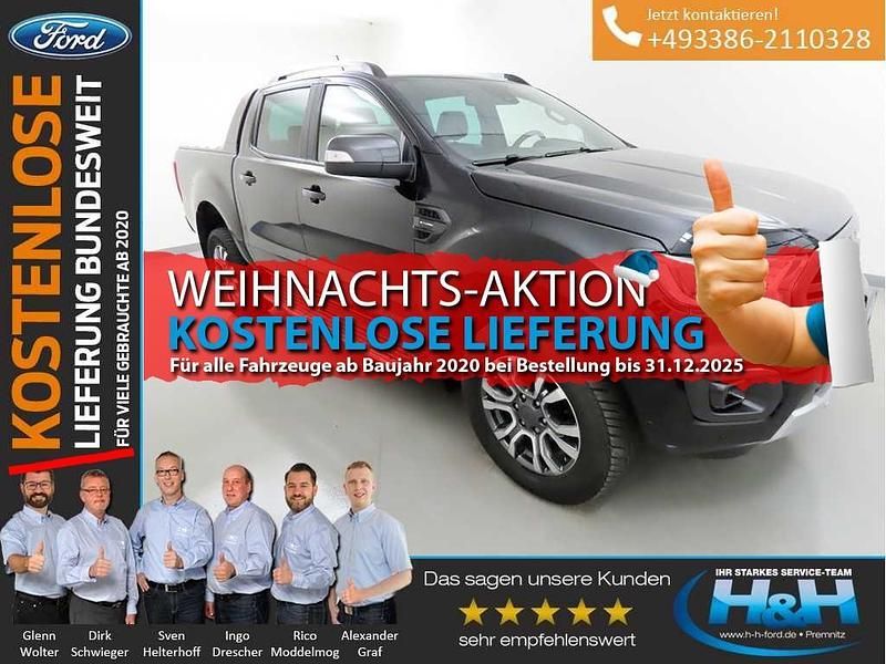 Obsidianschwarz Gebraucht 2023 Ford Ranger Wildtrack Abholung | 37.839 € (Guter Preis) - Bild 1/4