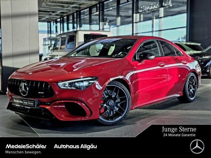 Manufaktur lack manufaktur patagonienrot (metallic) Gebraucht 2024 Mercedes CLA45 AMG Coupé | 59.959 € (Teuer) - Bild 1/4
