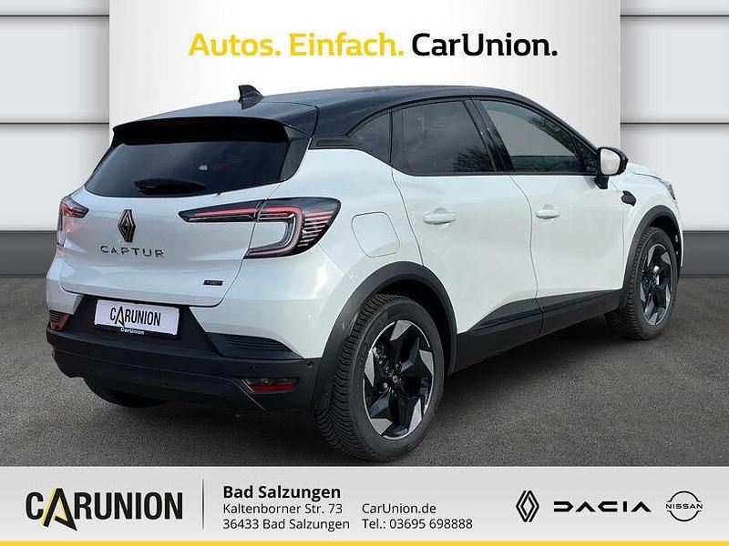 Neu Renault Captur Techno 143 PS (105 kW) 2025 Perlmuttweiß metallic, black pearlschwarz metall SUV