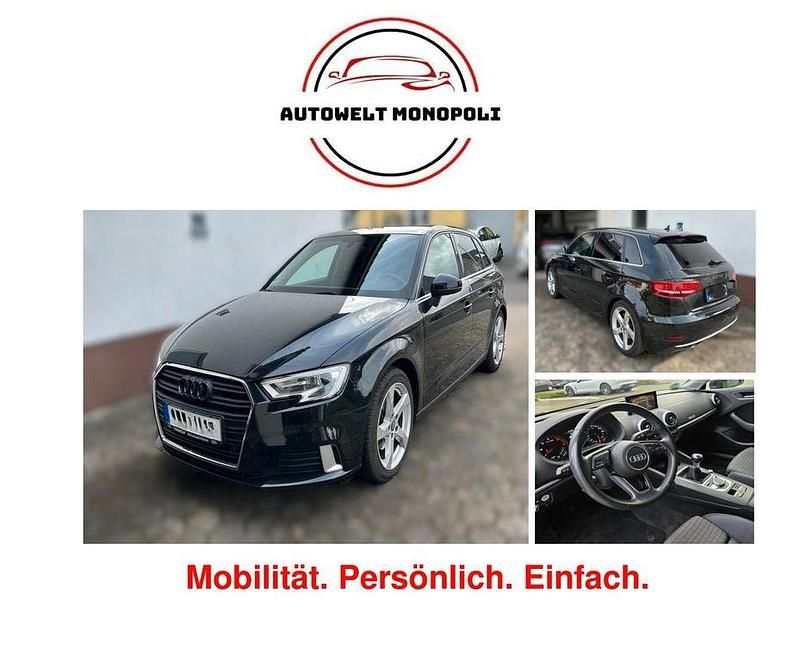 Mythosschwarz Gebraucht 2018 Audi A3 Sport Limousine | 14.680 € (Fairer Preis) - Bild 1/4
