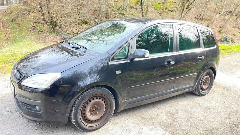 Schwarz Gebraucht 2006 Ford C-MAX Ghia Van / Kleinbus | 501 € (Superpreis) - Bild 1/4