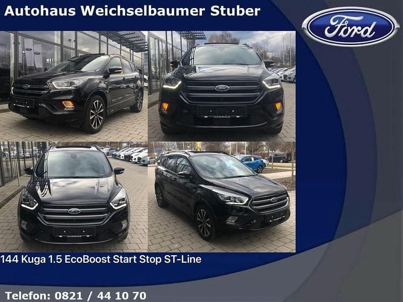 Schwarz Gebraucht 2018 Ford Kuga ST-Line SUV | 16.900 € (Fairer Preis) - Bild 1/4