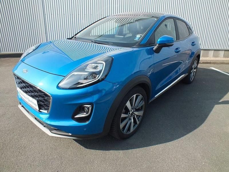 Blau Gebraucht 2020 Ford Puma Titanium X Limousine | 15.900 € (Superpreis) - Bild 1/4