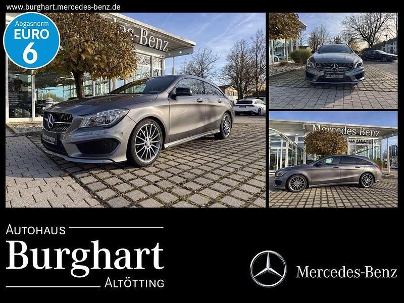 Lack mountaingrau Gebraucht 2016 Mercedes CLA200 Shooting Brake AMG line Kombi | 21.900 € (Fairer Preis) - Bild 1/4
