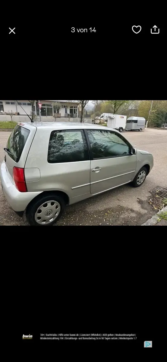 Gebraucht VW Lupo Edition 60 PS (44 kW) 2001 Grau Kleinwagen