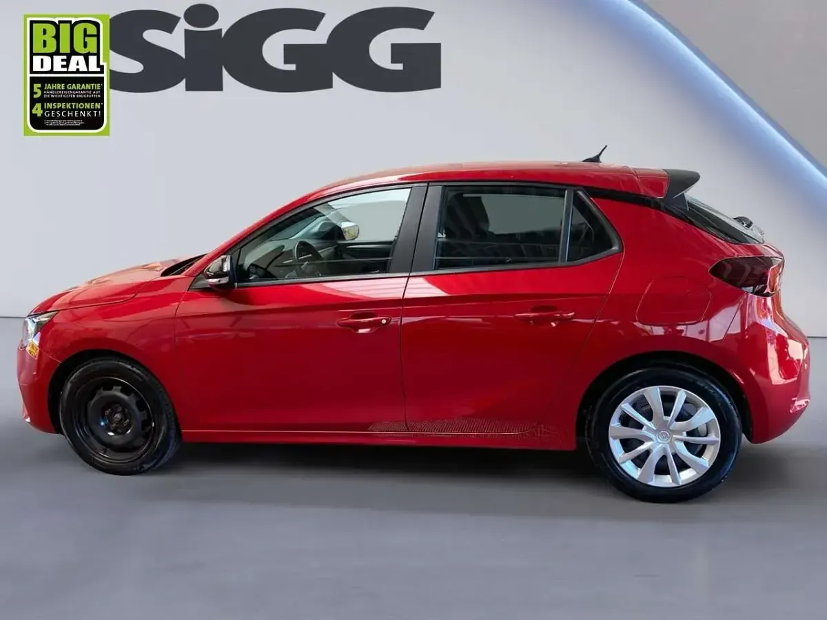 Gebraucht Opel Corsa Edition 75 PS (55 kW) 2023 Chili rot/kardio rot Kleinwagen