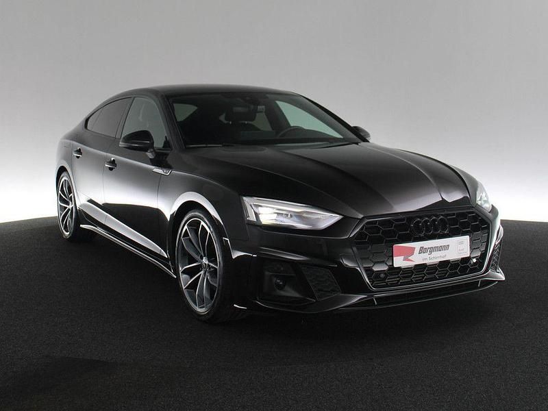 Gebraucht Audi A5 S-Line 150 PS (110 kW) 2023 Mythosschwarz metallic (metallic) Coupé