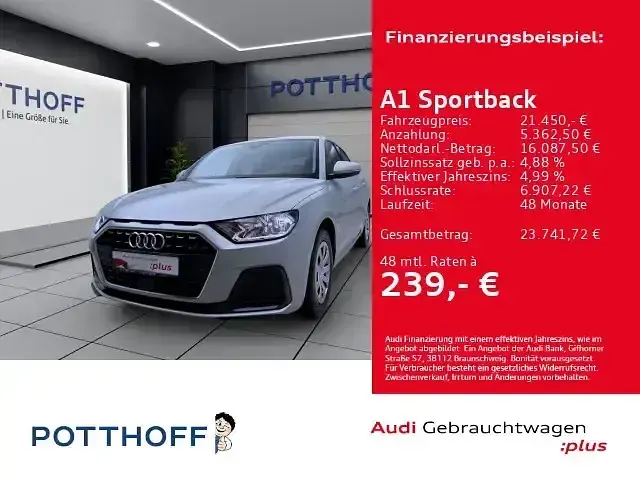 Gebraucht Audi A1 Sportback Advanced 116 PS (85 kW) 2025 Kleinwagen