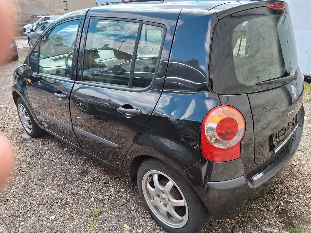 Gebraucht Renault Modus 75 PS (55 kW) 2005 Schwarz Van / Kleinbus