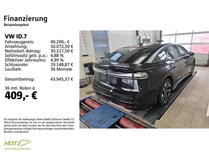 Second-hand VW ID.7 Pro 210 kW (286 CP) 2024 Negru Berlinǎ