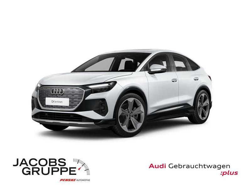 Gletscherweiß metallic Gebraucht 2022 Audi Q4 Sportback e-tron Ambiente SUV | 35.280 € (Fairer Preis) - Bild 1/4