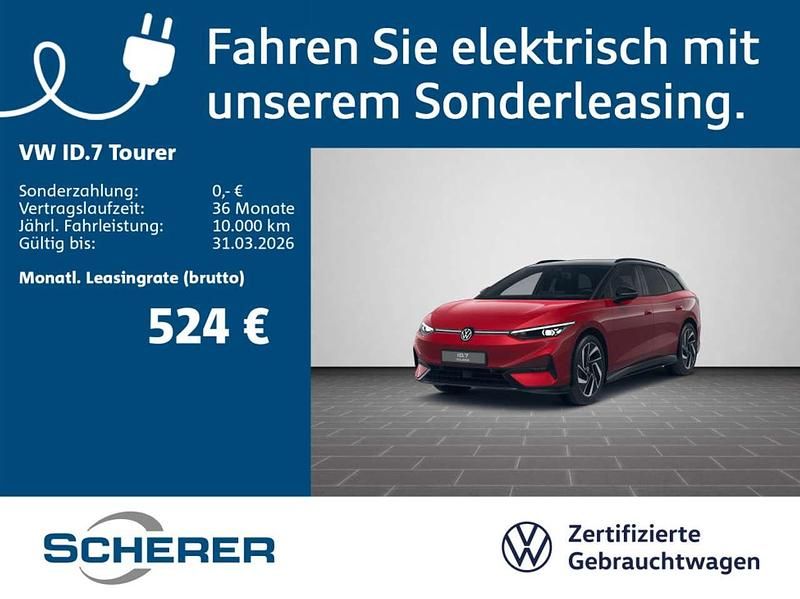 Gebraucht VW ID.7 Pro 210 kW (286 PS) 2025 Kings red metallic schwarz (metallic) Limousine