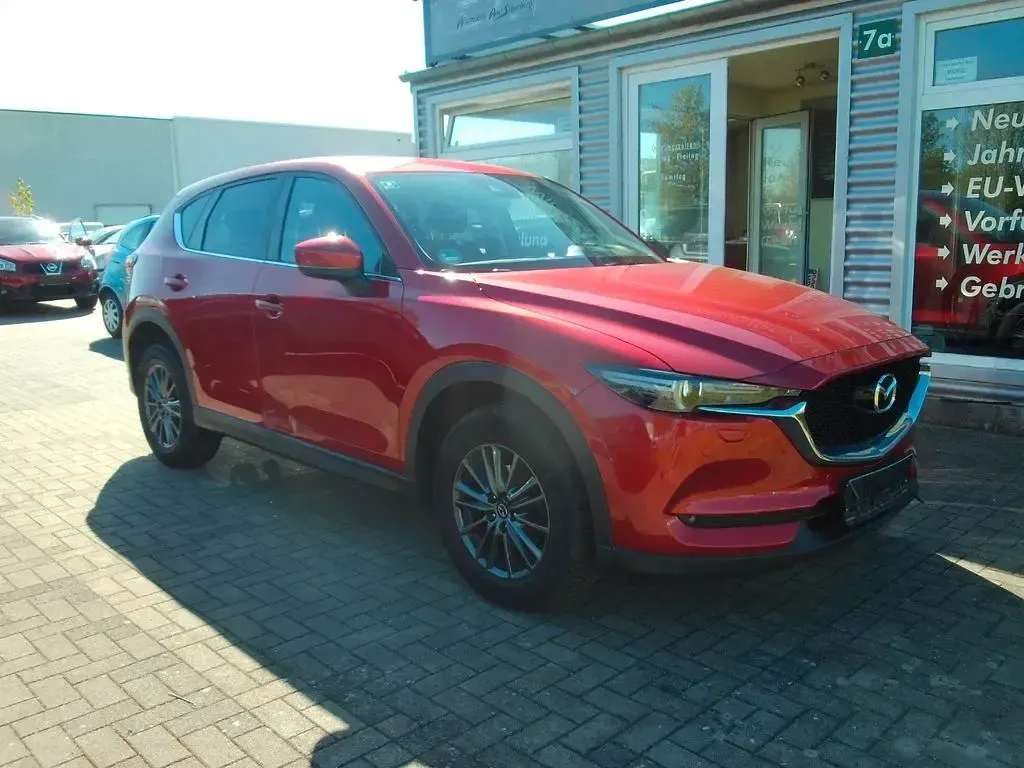 Gebraucht Mazda CX-5 Exclusive-Line 150 PS (110 kW) 2017 Rot SUV