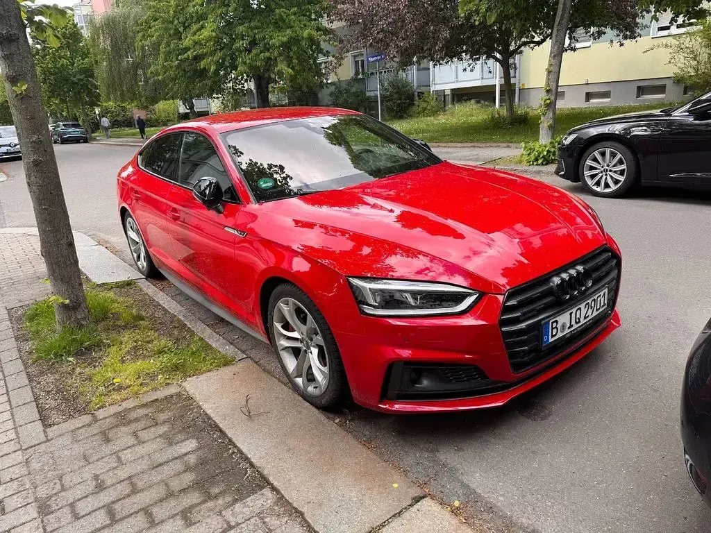 Używany Audi A5 Sportback Ambiente 252 KM (185 kW) 2017 Czerwony Hatchback