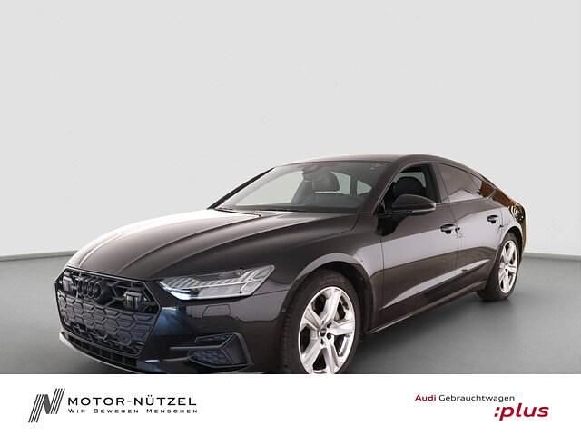 Mythosschwarz metallic Gebraucht 2024 Audi A7 Sportback Ambiente Kleinwagen | 67.930 € (Teuer) - Bild 1/4