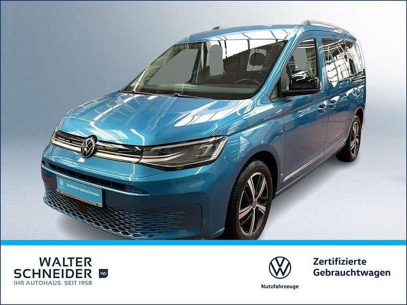 Gebraucht VW Caddy Maxi Style 122 PS (89 kW) 2023 Blau Van / Kleinbus