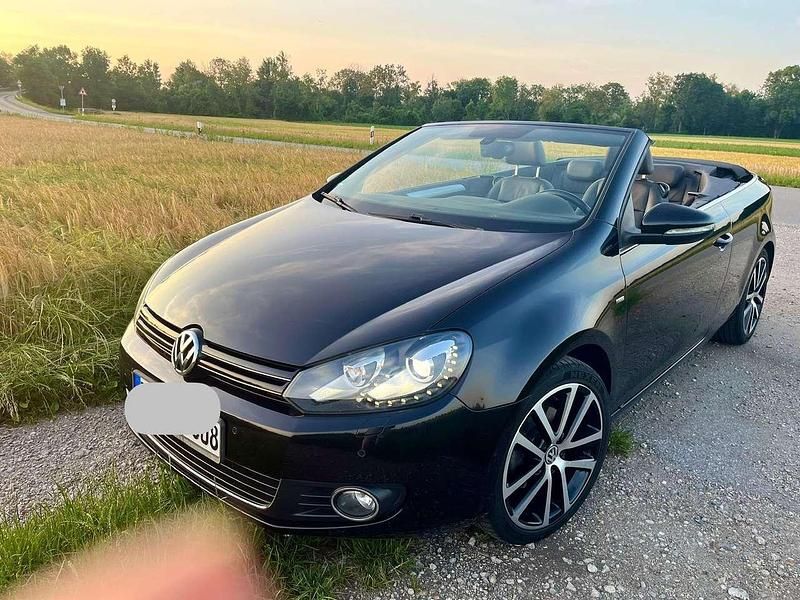 Schwarz Gebraucht 2014 VW Golf Cabriolet Cup Cabrio | 12.300 € (Fairer Preis) - Bild 1/4