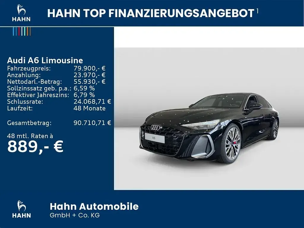 Gebraucht Audi A6 Ambiente 367 PS (269 kW) 2025 Mythosschwarz metallic Limousine