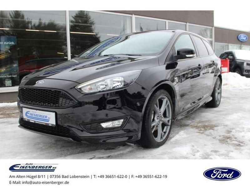Schwarz Gebraucht 2018 Ford Focus ST-Line Kombi | 11.380 € (Fairer Preis) - Bild 1/4