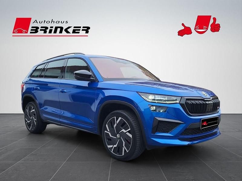 Raceblau metallic Gebraucht 2021 Skoda Kodiaq RS SUV | 41.930 € (Fairer Preis) - Bild 1/4