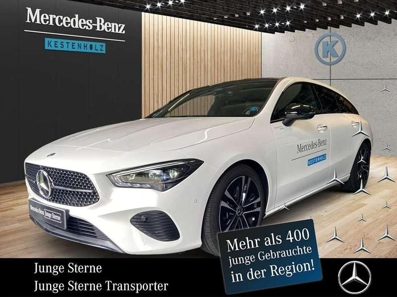 Unilack polarweiß Gebraucht 2025 Mercedes CLA200 Shooting Brake Night Kombi | 41.440 € (Teuer) - Bild 1/4