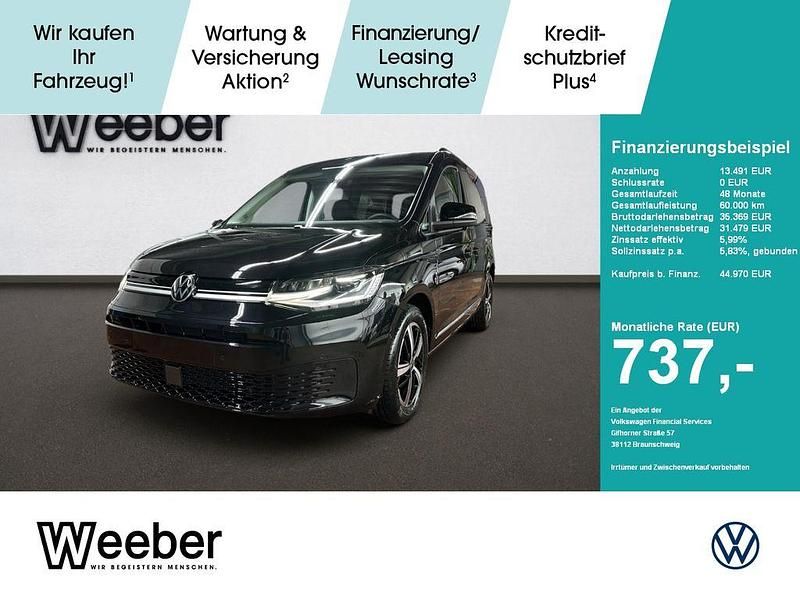 Schwarz Gebraucht 2025 VW Caddy Style Van / Kleinbus | 44.970 € - Bild 1/4