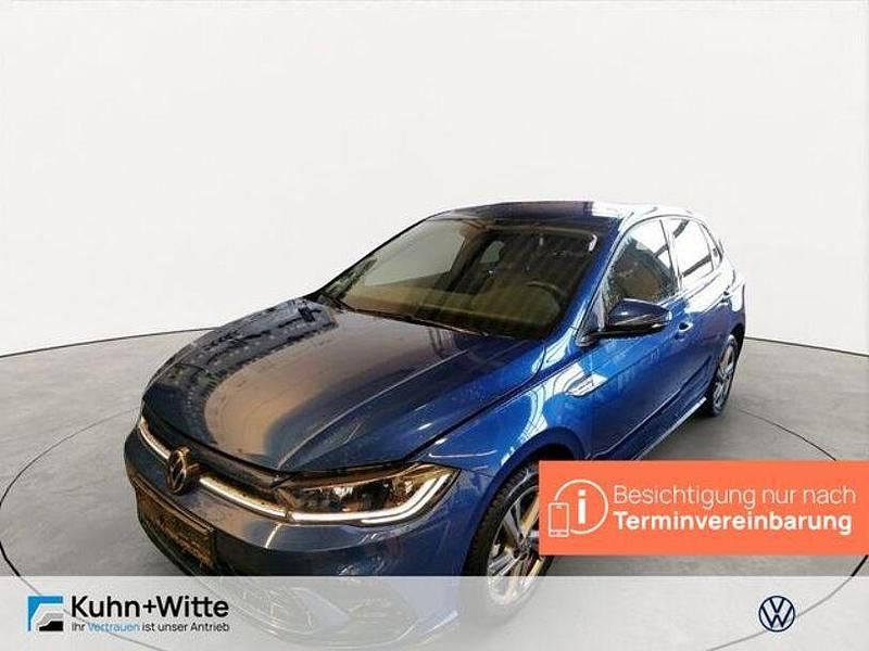 Gebraucht VW Polo R-line 95 PS (69 kW) 2022 Reef blue metallic Kleinwagen