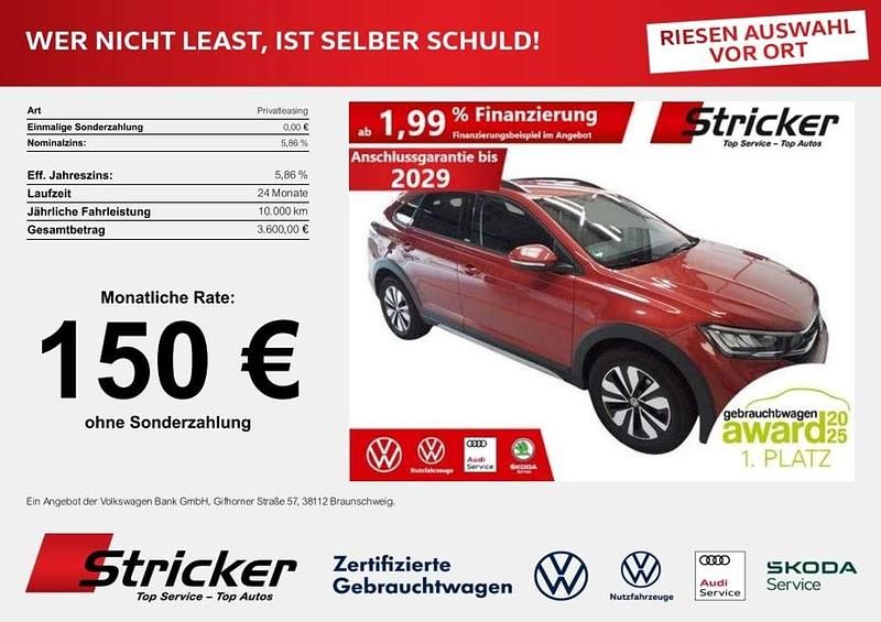 Rot (kings red metallic) Gebraucht 2024 VW Taigo Move SUV | 19.169 € (Fairer Preis) - Bild 1/3