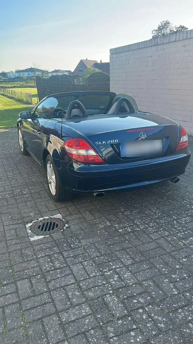 Gebraucht Mercedes SLK200 163 PS (119 kW) 2004 Blau Cabrio